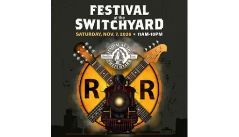 Flyer for Festival at the Switchyard in Carrollton, TX