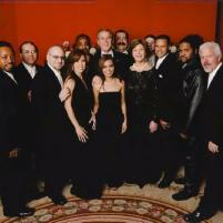Emerald City Band members with President George W. Bush