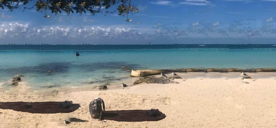 beach scene